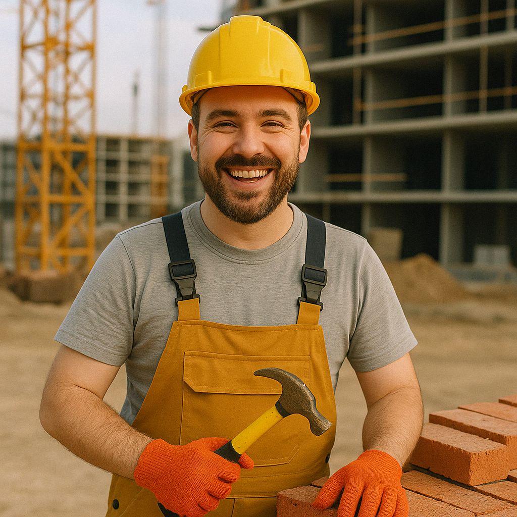 Happy business owner using technology